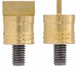 Fouling Scraper, flat face, brass, .50 caliber, 10-32 thread